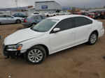 2014 Volkswagen Passat S White vin: 1VWAT7A33EC089000