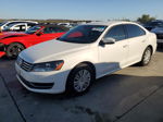 2014 Volkswagen Passat S White vin: 1VWAT7A33EC120293