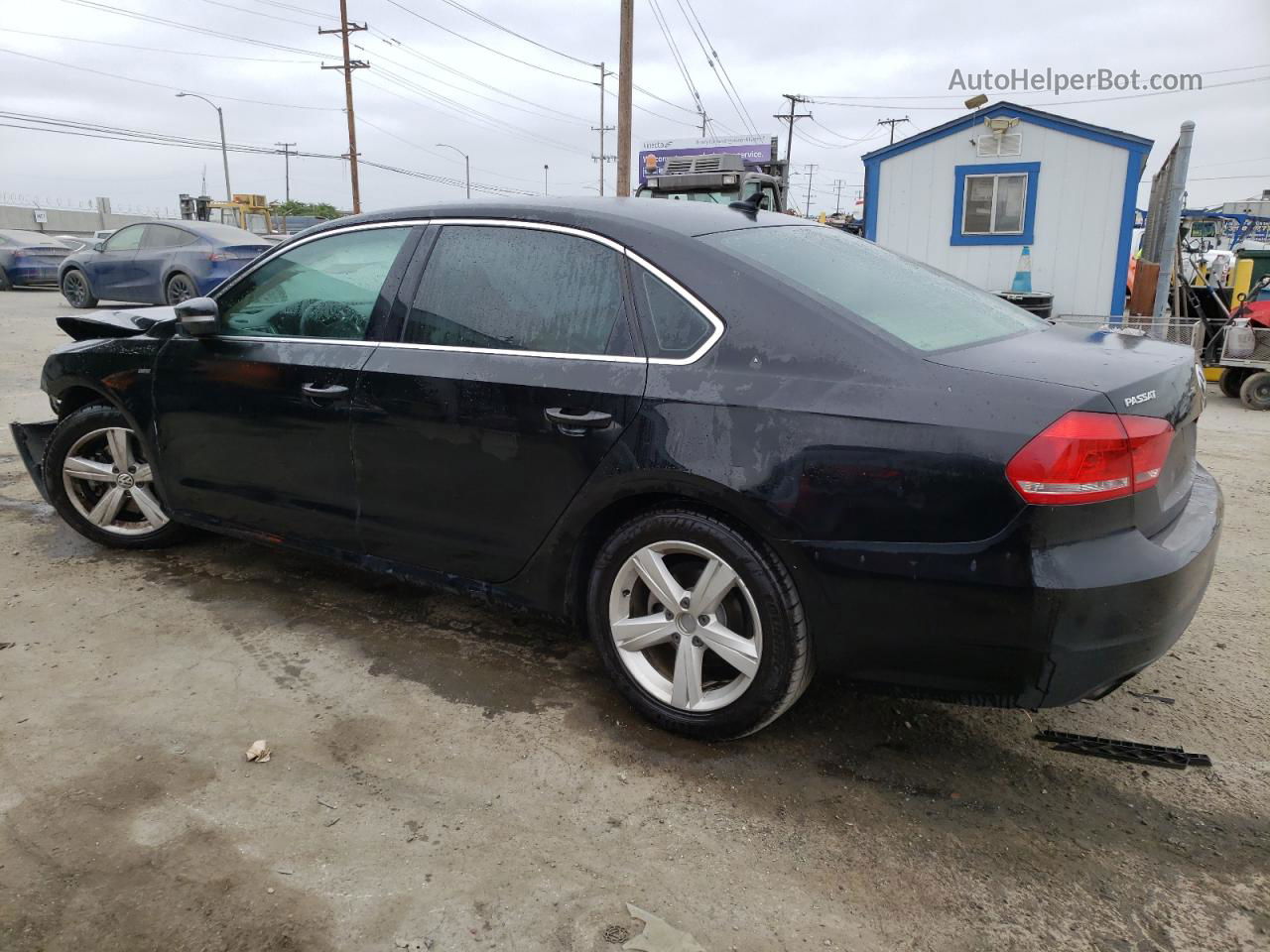 2015 Volkswagen Passat S Black vin: 1VWAT7A33FC098202