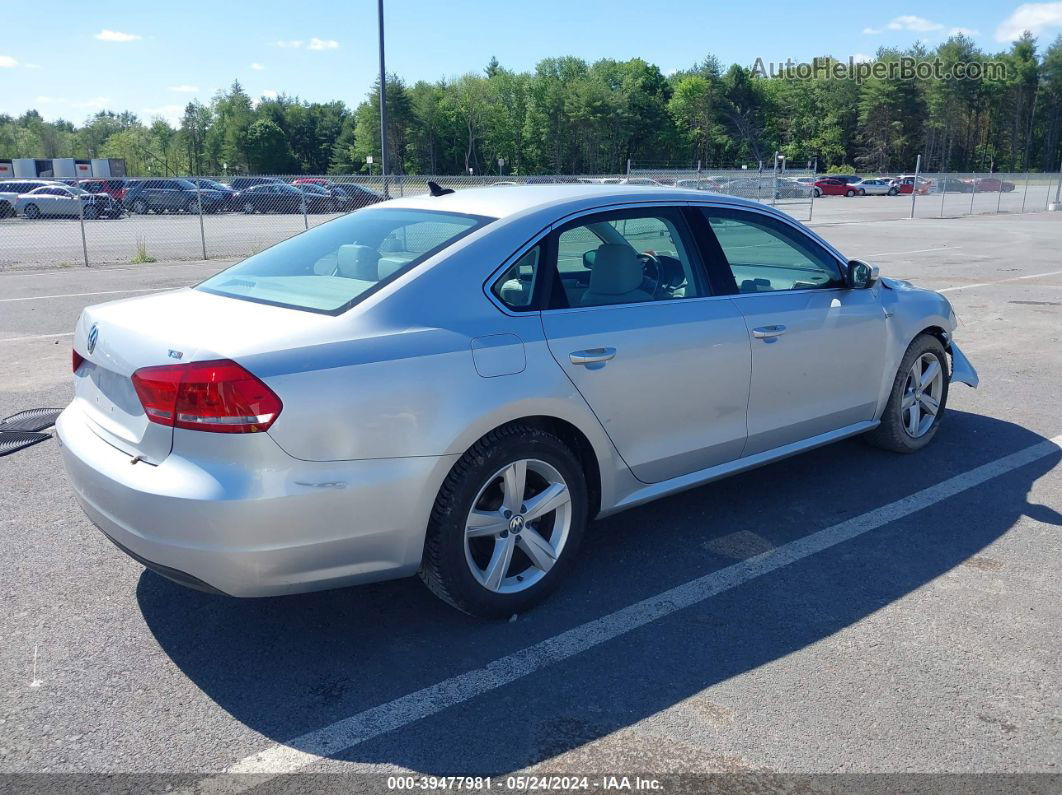 2015 Volkswagen Passat 1.8t Limited Edition Silver vin: 1VWAT7A33FC100126