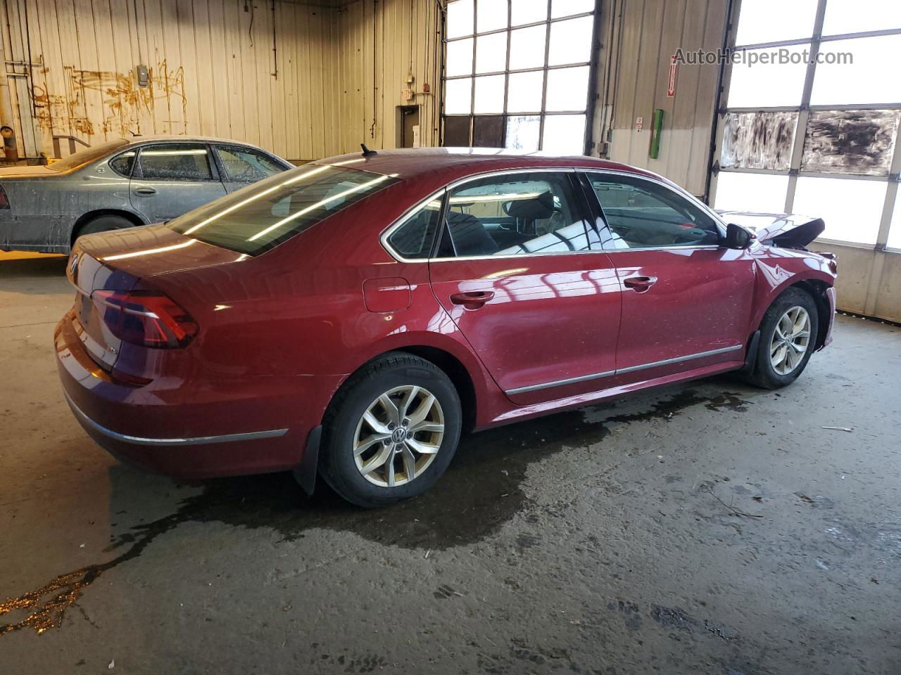 2017 Volkswagen Passat S Red vin: 1VWAT7A33HC019078