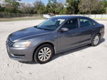 2014 Volkswagen Passat S Gray vin: 1VWAT7A34EC070178