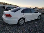 2014 Volkswagen Passat S White vin: 1VWAT7A34EC074523