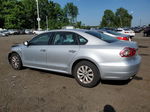 2014 Volkswagen Passat S Silver vin: 1VWAT7A34EC080161