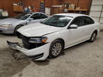 2015 Volkswagen Passat S White vin: 1VWAT7A34FC035335