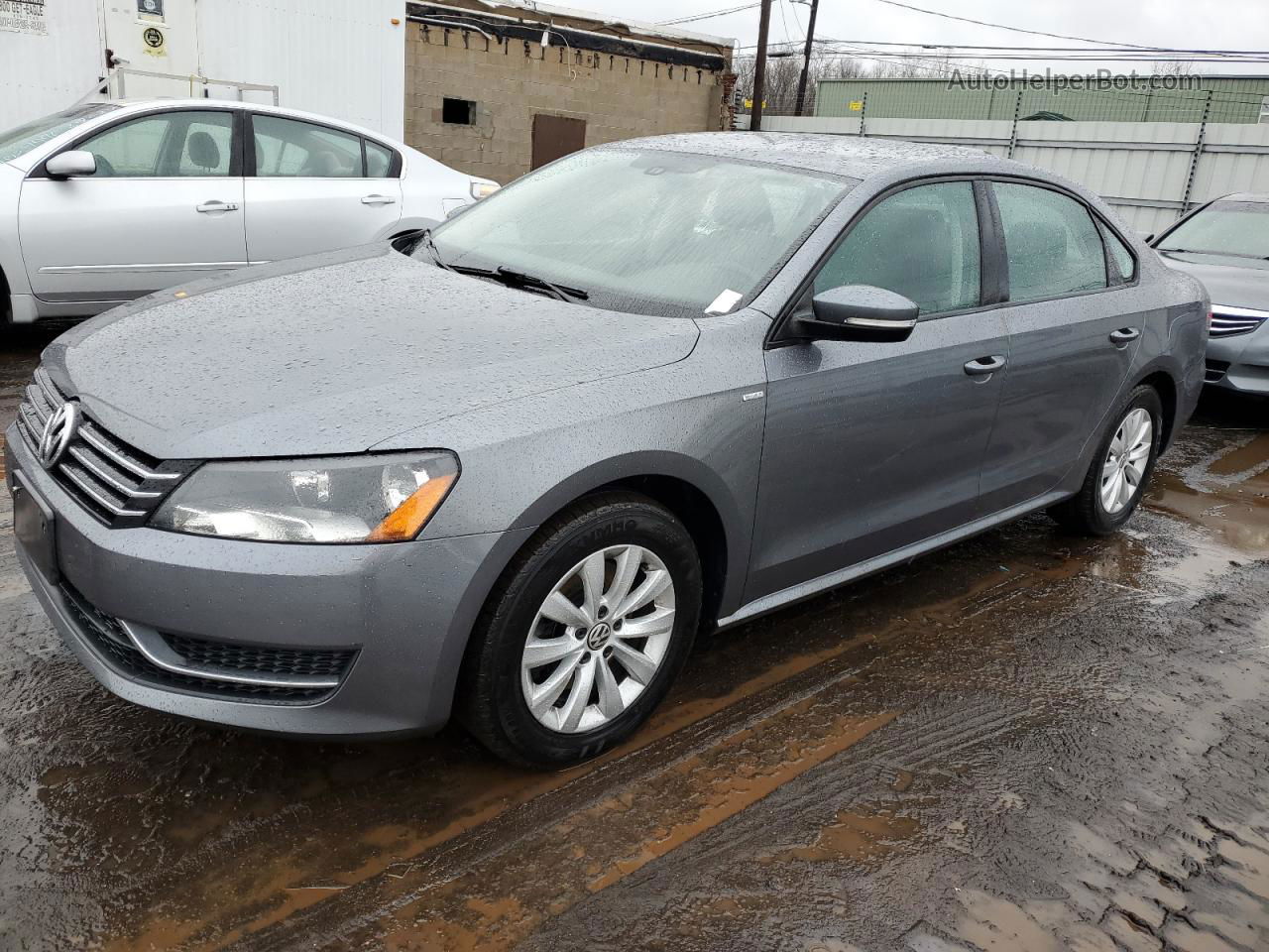 2015 Volkswagen Passat S Charcoal vin: 1VWAT7A34FC037943