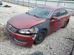 2015 Volkswagen Passat S Red vin: 1VWAT7A34FC077827