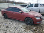 2015 Volkswagen Passat S Red vin: 1VWAT7A34FC077827