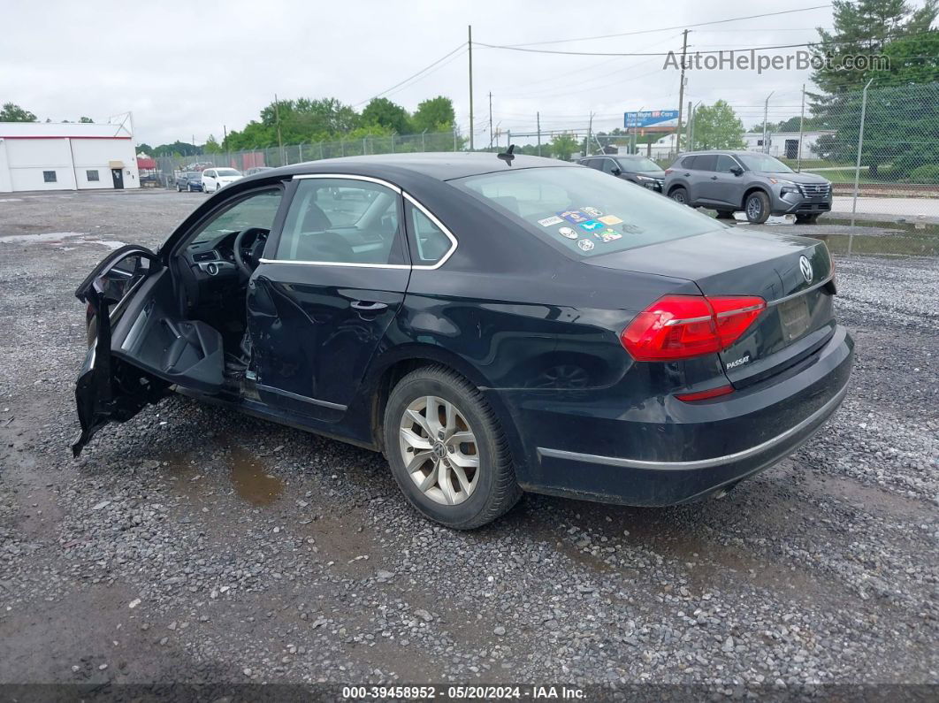 2016 Volkswagen Passat 1.8t S Black vin: 1VWAT7A34GC007875