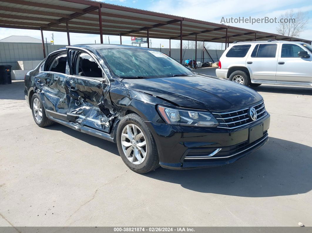 2016 Volkswagen Passat 1.8t S Черный vin: 1VWAT7A34GC009836