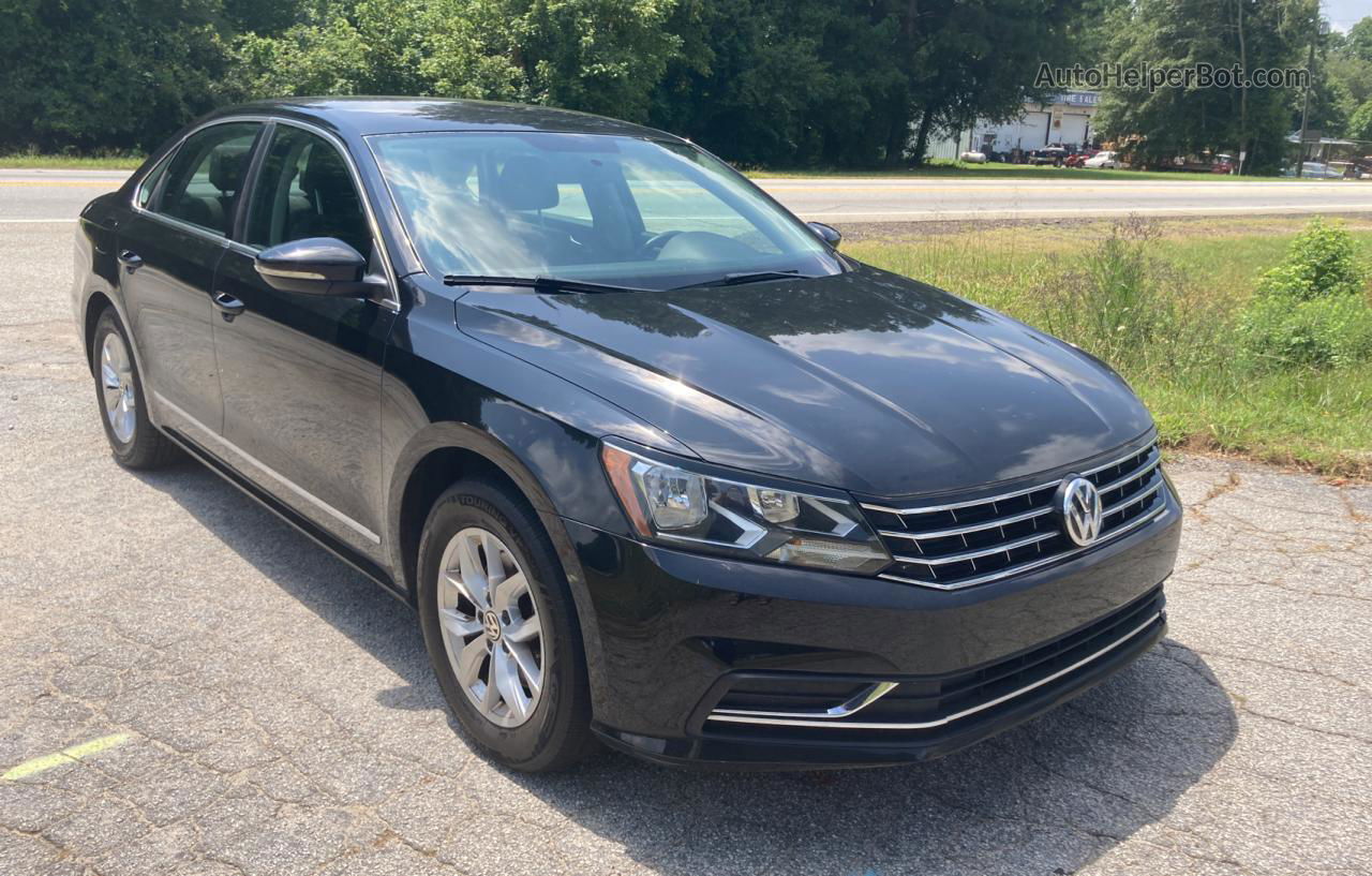 2016 Volkswagen Passat S Черный vin: 1VWAT7A34GC029276