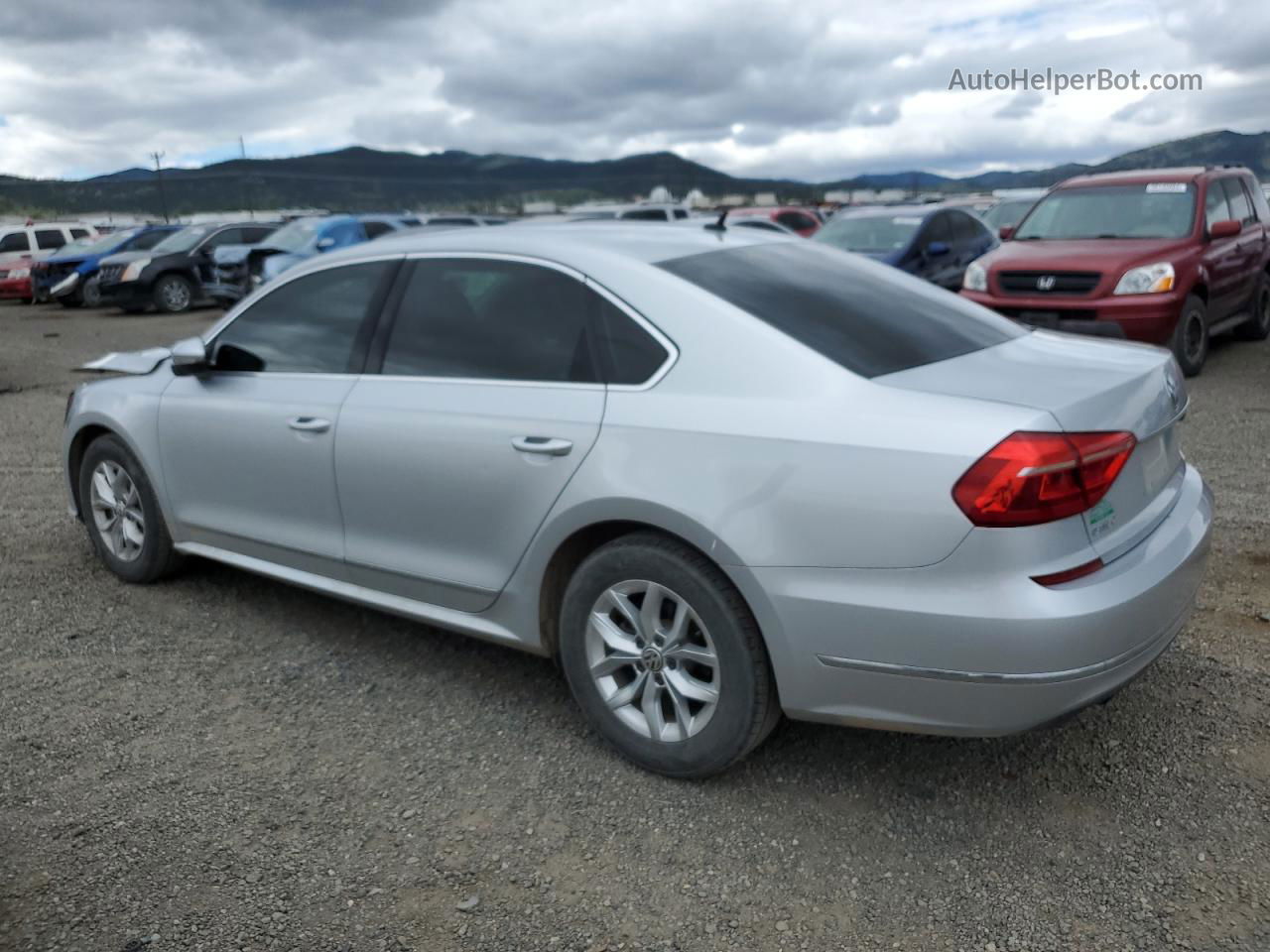 2016 Volkswagen Passat S Silver vin: 1VWAT7A34GC038186