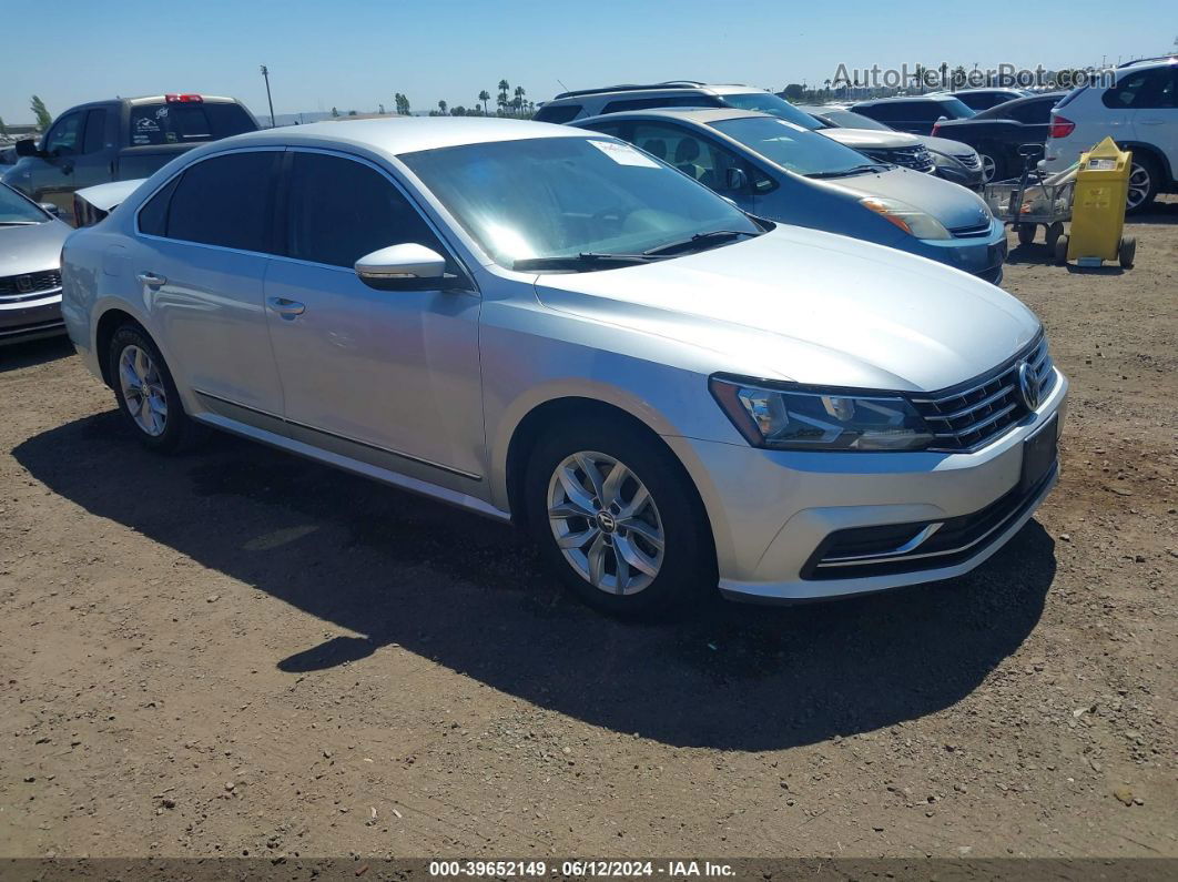 2016 Volkswagen Passat 1.8t S Silver vin: 1VWAT7A34GC050113