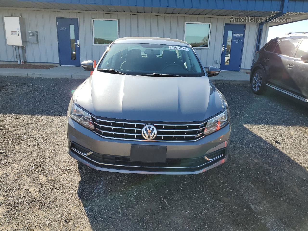 2017 Volkswagen Passat S Gray vin: 1VWAT7A34HC001513