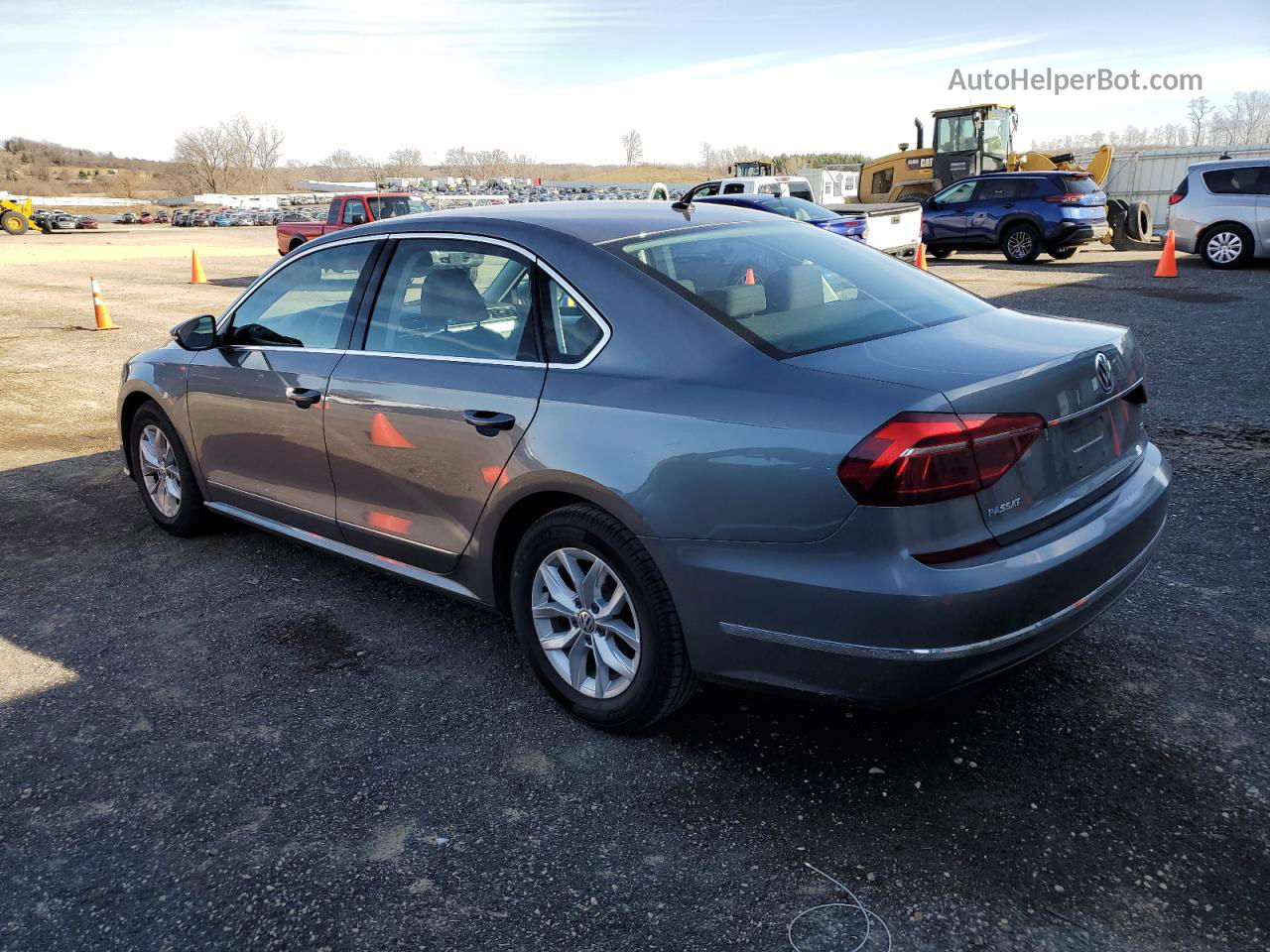 2017 Volkswagen Passat S Gray vin: 1VWAT7A34HC001513