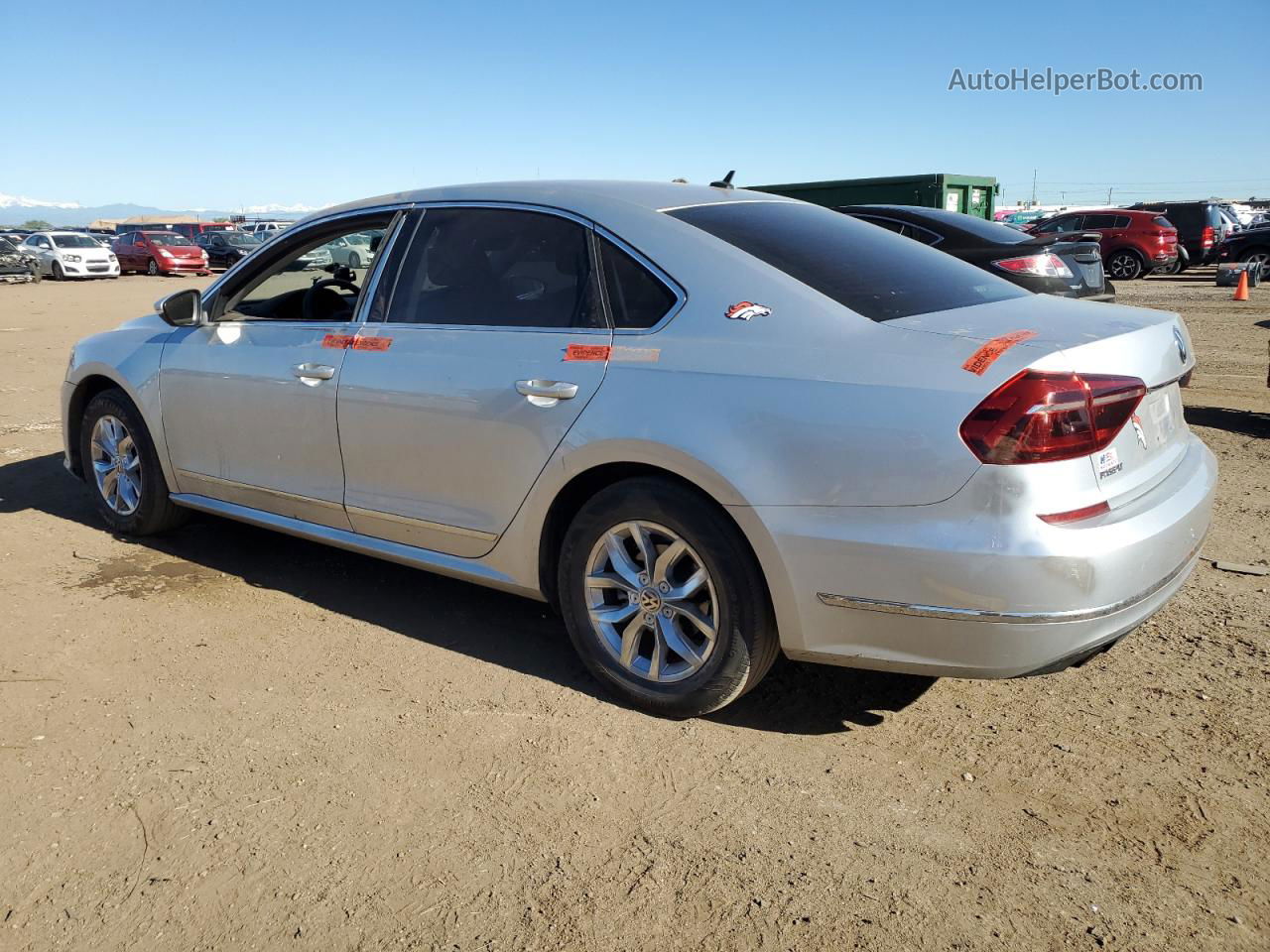 2017 Volkswagen Passat S Silver vin: 1VWAT7A34HC016979