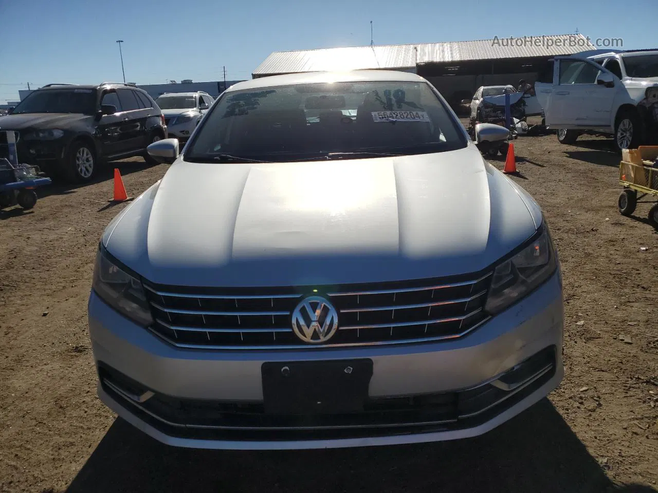 2017 Volkswagen Passat S Silver vin: 1VWAT7A34HC016979