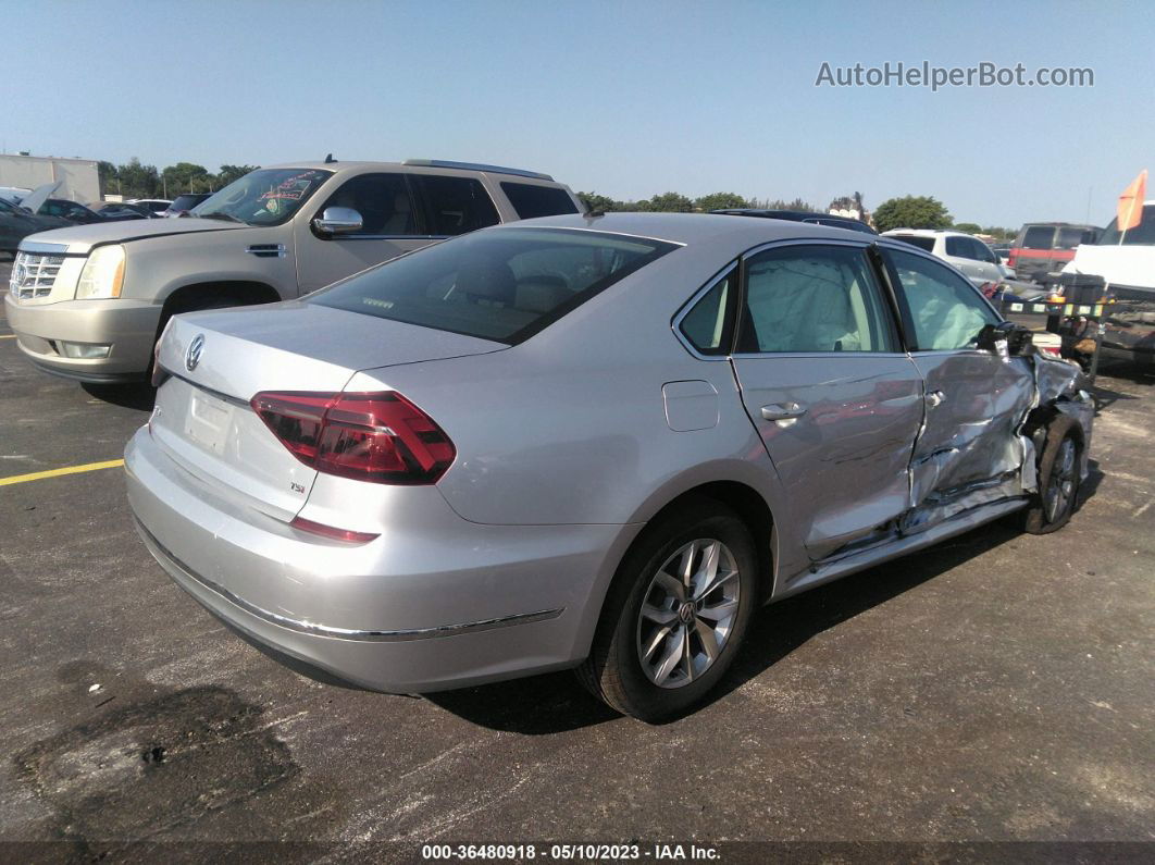 2017 Volkswagen Passat 1.8t S Silver vin: 1VWAT7A34HC054051