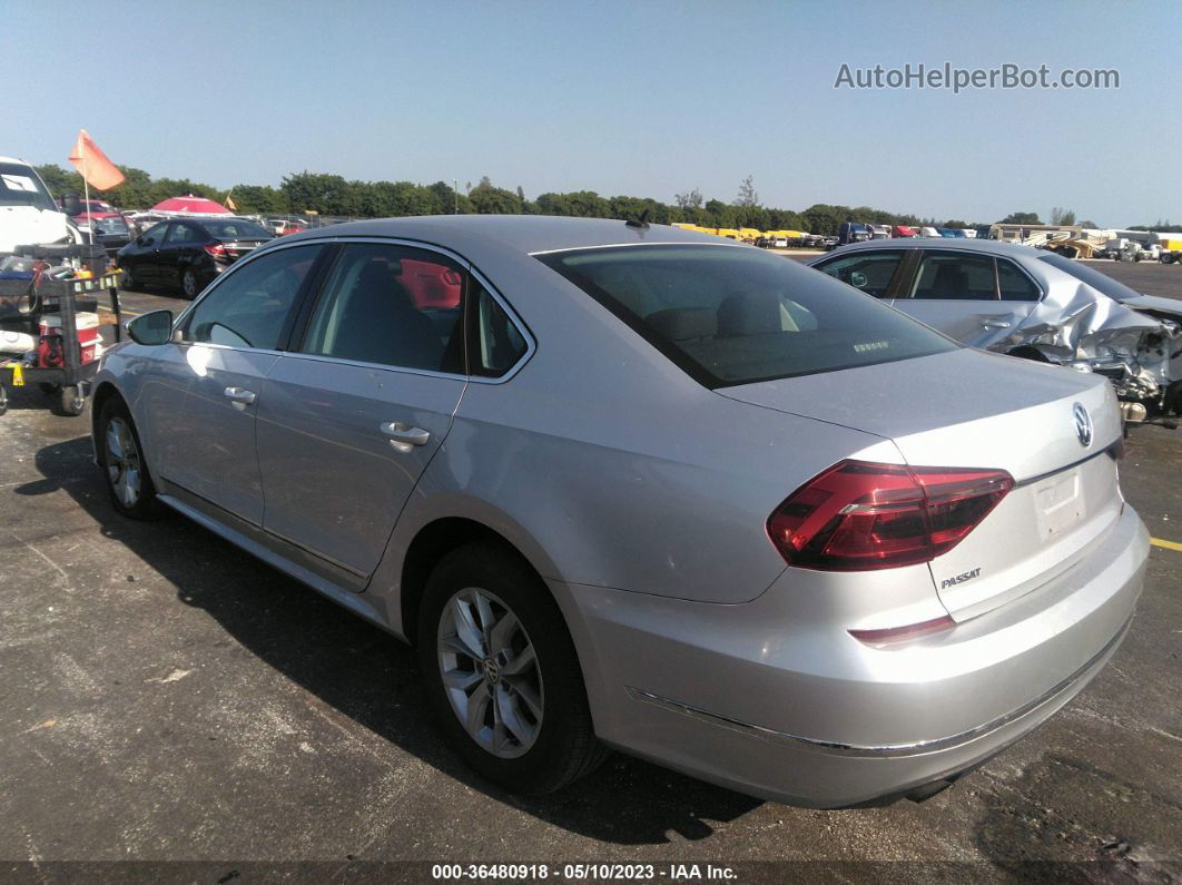 2017 Volkswagen Passat 1.8t S Silver vin: 1VWAT7A34HC054051