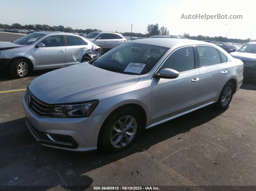 2017 Volkswagen Passat 1.8t S Silver vin: 1VWAT7A34HC054051