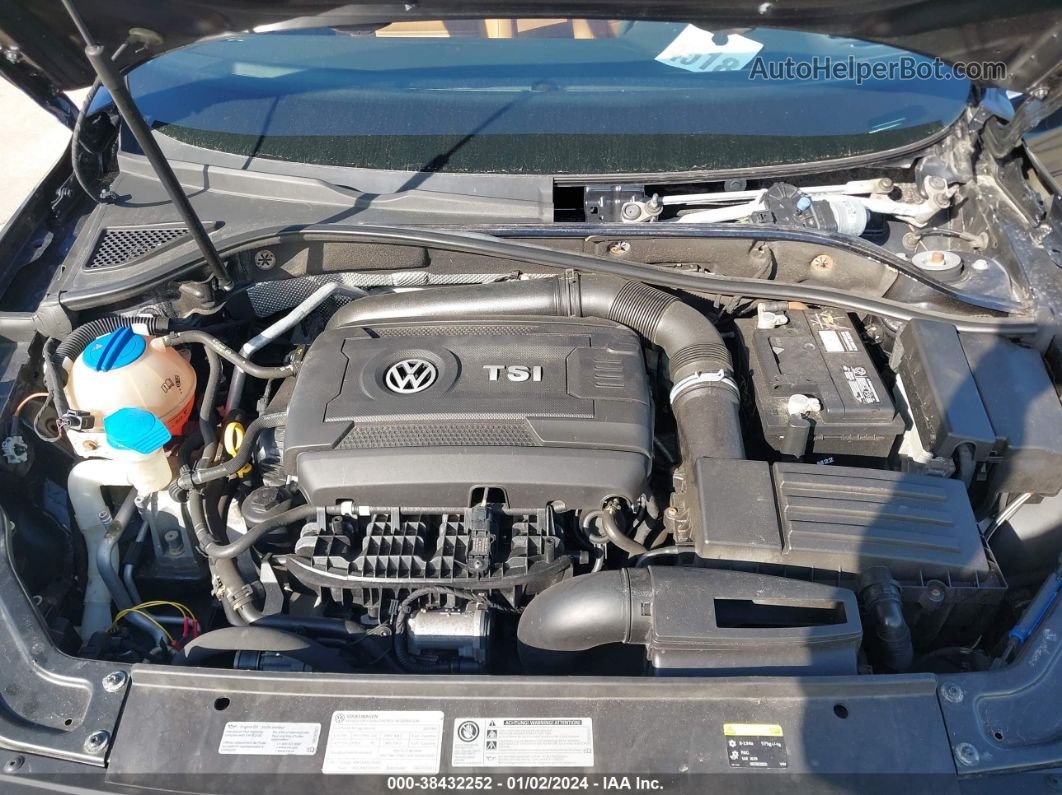 2017 Volkswagen Passat 1.8t S Black vin: 1VWAT7A34HC076003