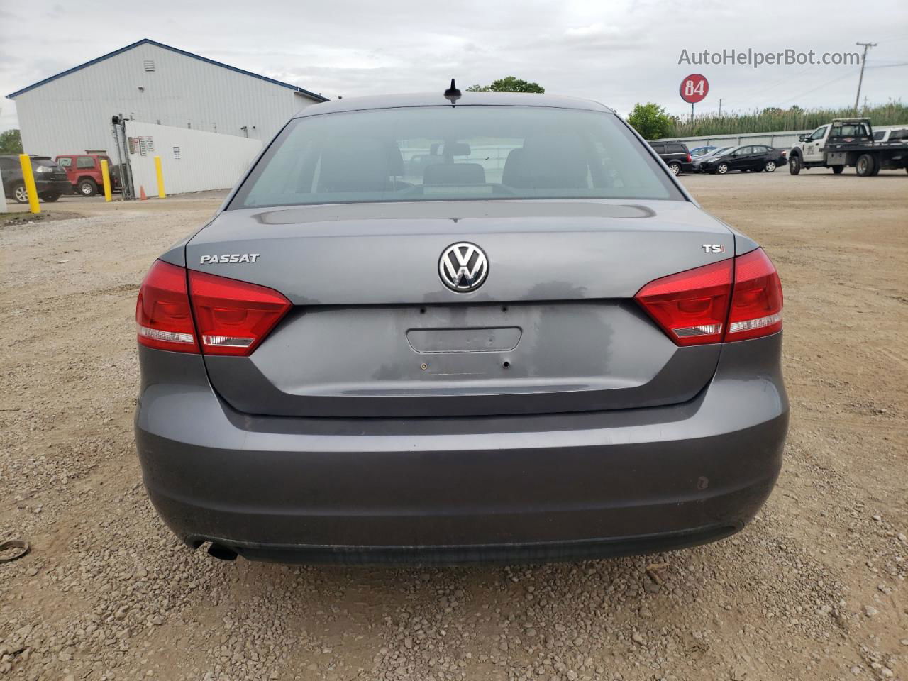 2014 Volkswagen Passat S Charcoal vin: 1VWAT7A35EC052031