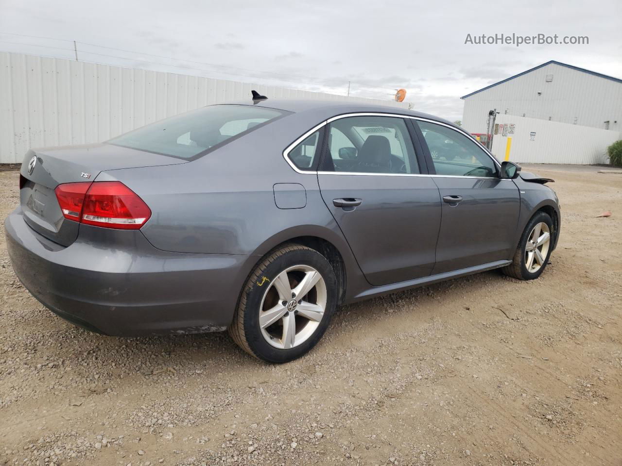 2014 Volkswagen Passat S Charcoal vin: 1VWAT7A35EC052031