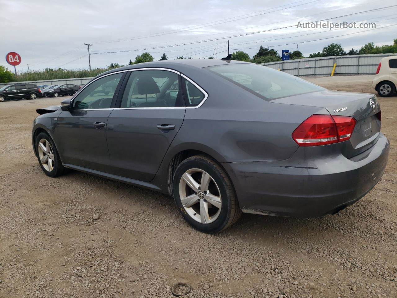 2014 Volkswagen Passat S Charcoal vin: 1VWAT7A35EC052031