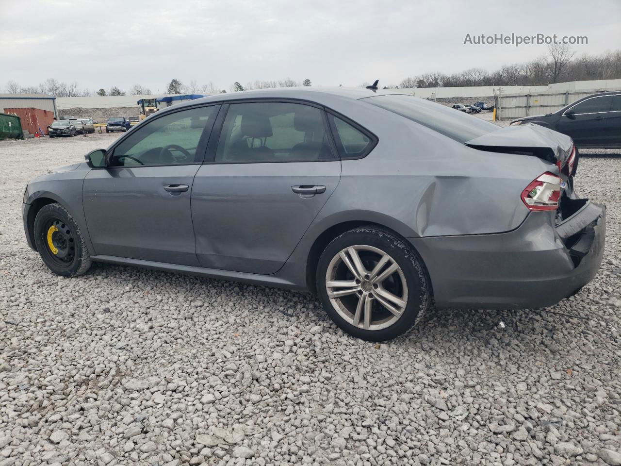 2014 Volkswagen Passat S Gray vin: 1VWAT7A35EC099334