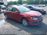 2015 Volkswagen Passat 1.8t Wolfsburg Edition Red vin: 1VWAT7A35FC007690