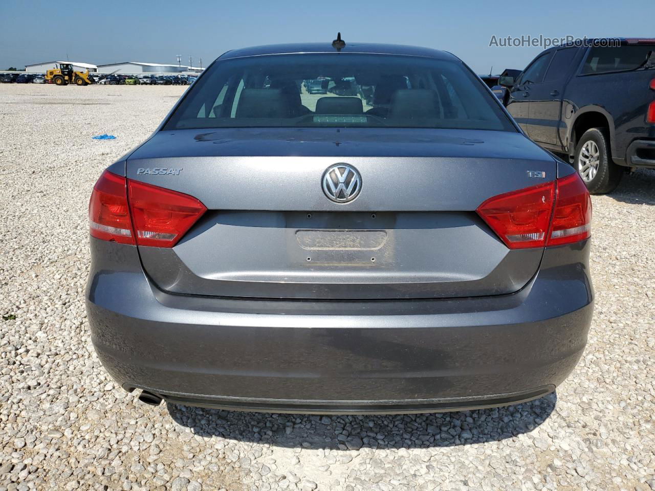 2015 Volkswagen Passat S Gray vin: 1VWAT7A35FC041080