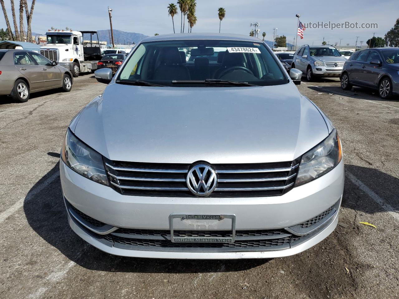 2015 Volkswagen Passat S Silver vin: 1VWAT7A35FC049986