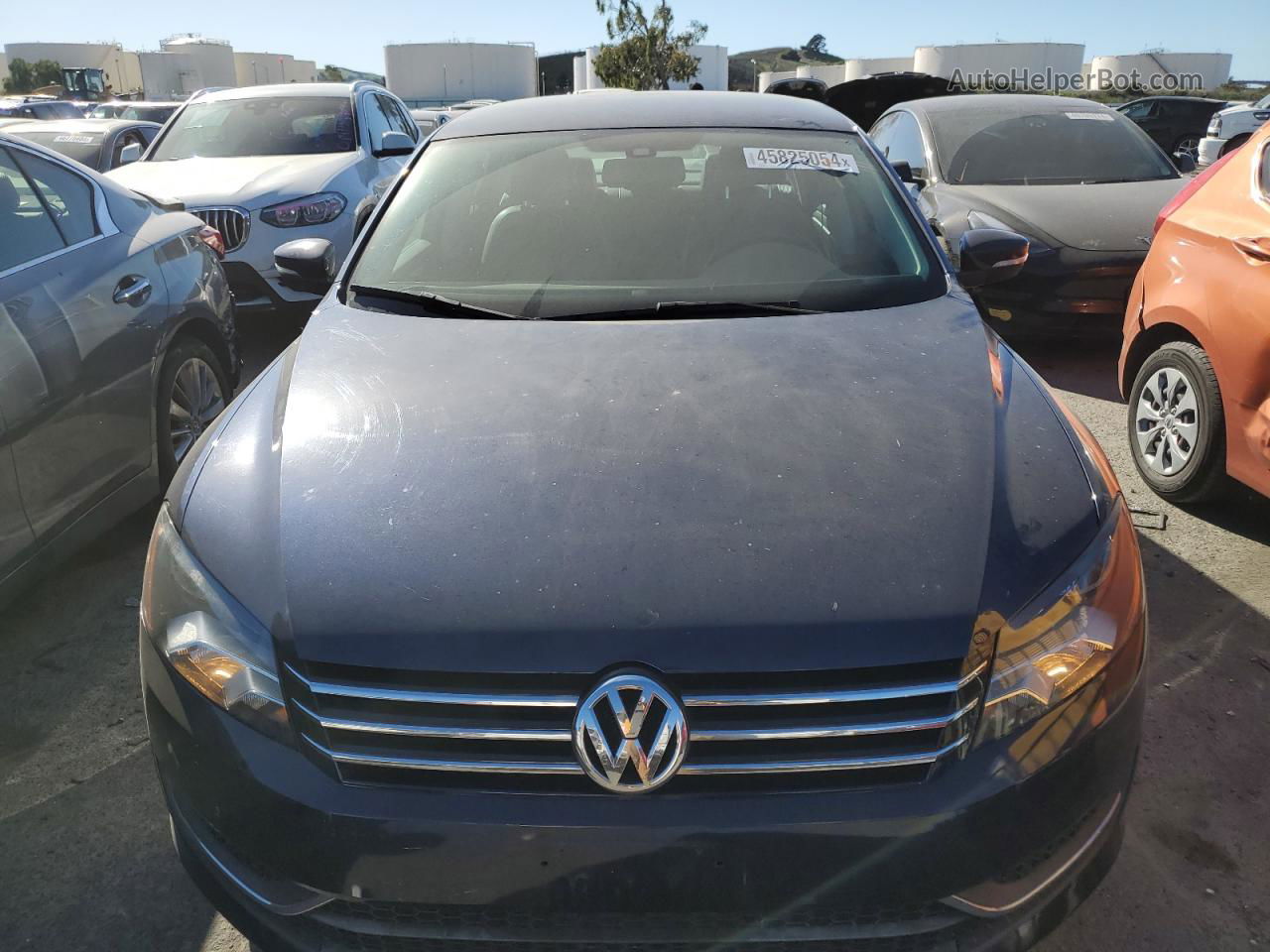 2015 Volkswagen Passat S Blue vin: 1VWAT7A35FC053004