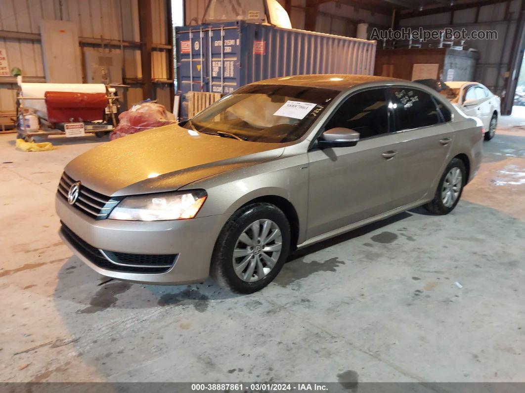 2015 Volkswagen Passat 1.8t Wolfsburg Edition Beige vin: 1VWAT7A35FC056887