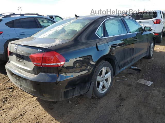 2015 Volkswagen Passat S Black vin: 1VWAT7A35FC093857