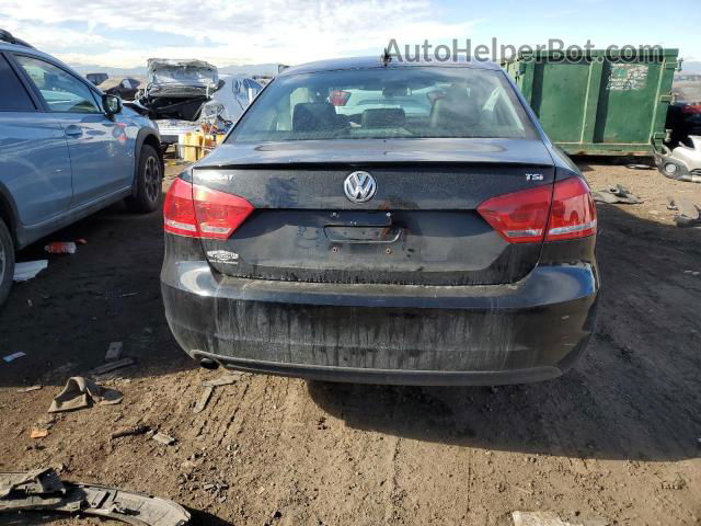 2015 Volkswagen Passat S Black vin: 1VWAT7A35FC093857