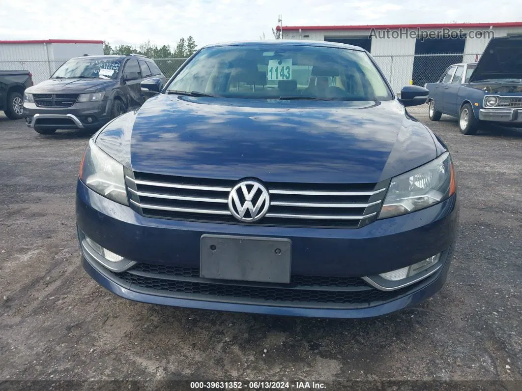 2015 Volkswagen Passat 1.8t Limited Edition Dark Blue vin: 1VWAT7A35FC113010