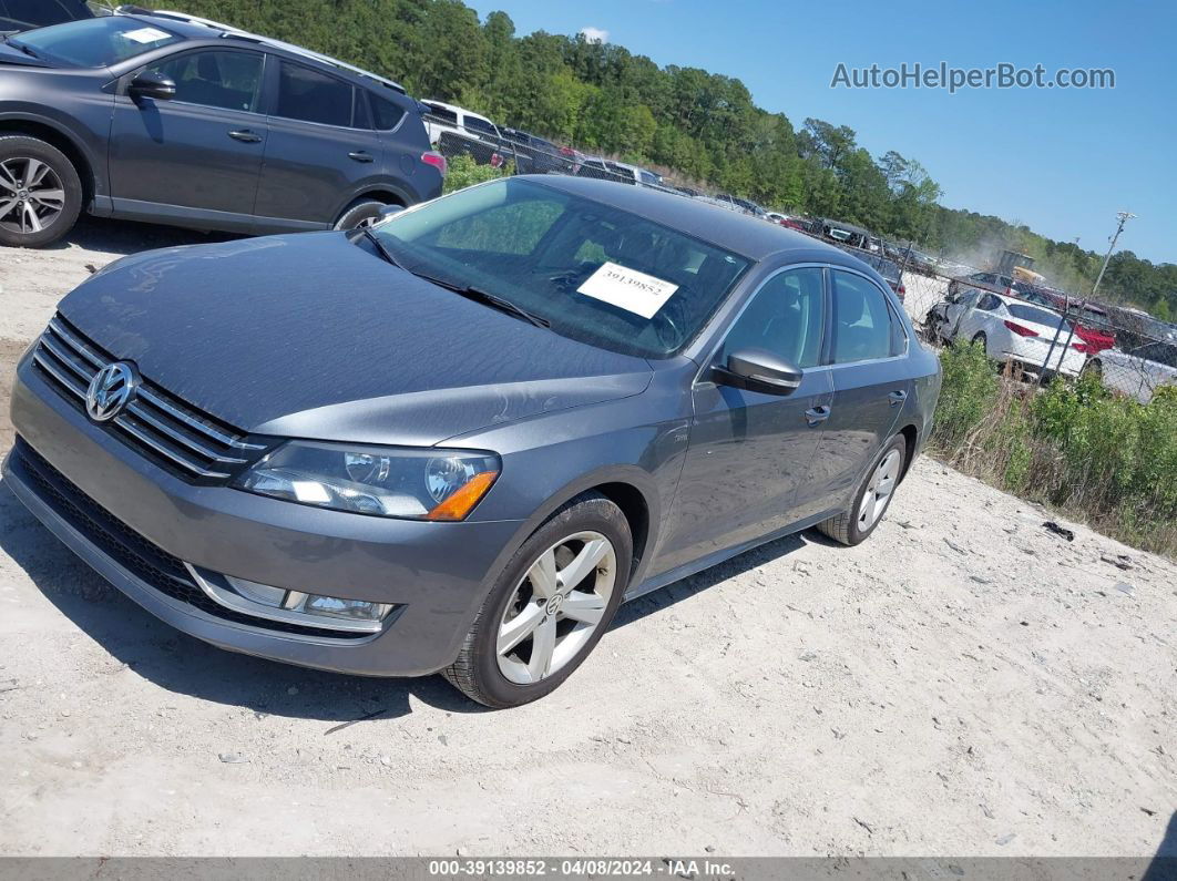 2015 Volkswagen Passat 1.8t Limited Edition Gray vin: 1VWAT7A35FC117266