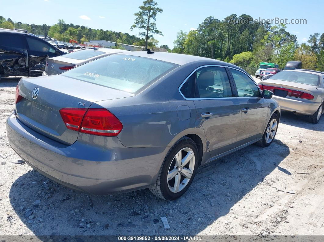 2015 Volkswagen Passat 1.8t Limited Edition Gray vin: 1VWAT7A35FC117266