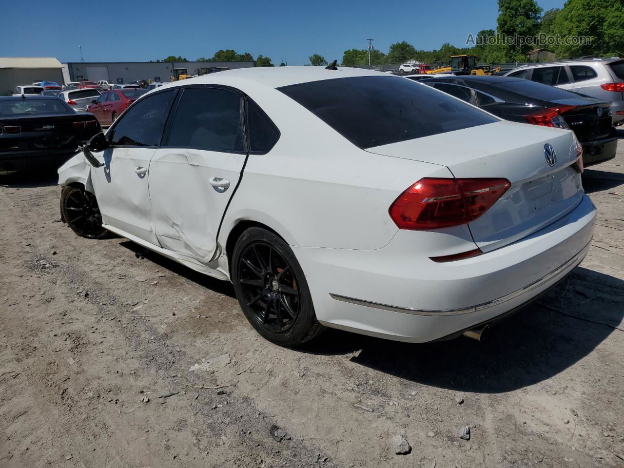 2016 Volkswagen Passat S White vin: 1VWAT7A35GC003463