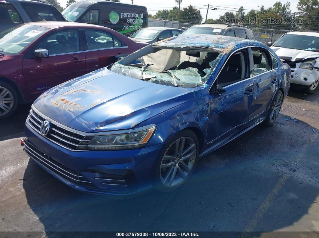 2016 Volkswagen Passat 1.8t R-line Blue vin: 1VWAT7A35GC044644