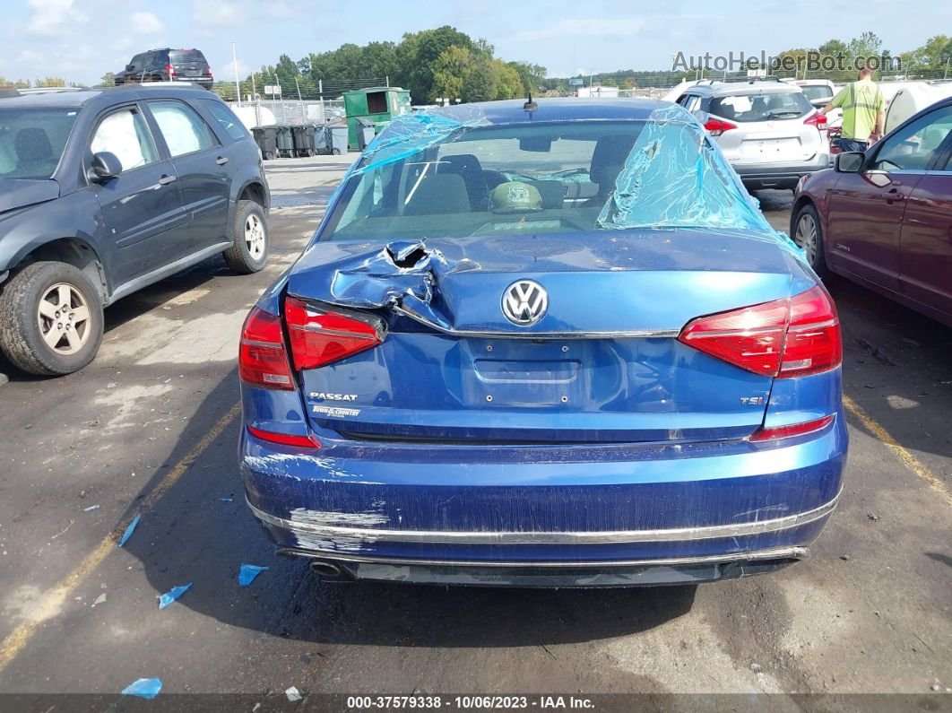 2016 Volkswagen Passat 1.8t R-line Blue vin: 1VWAT7A35GC044644