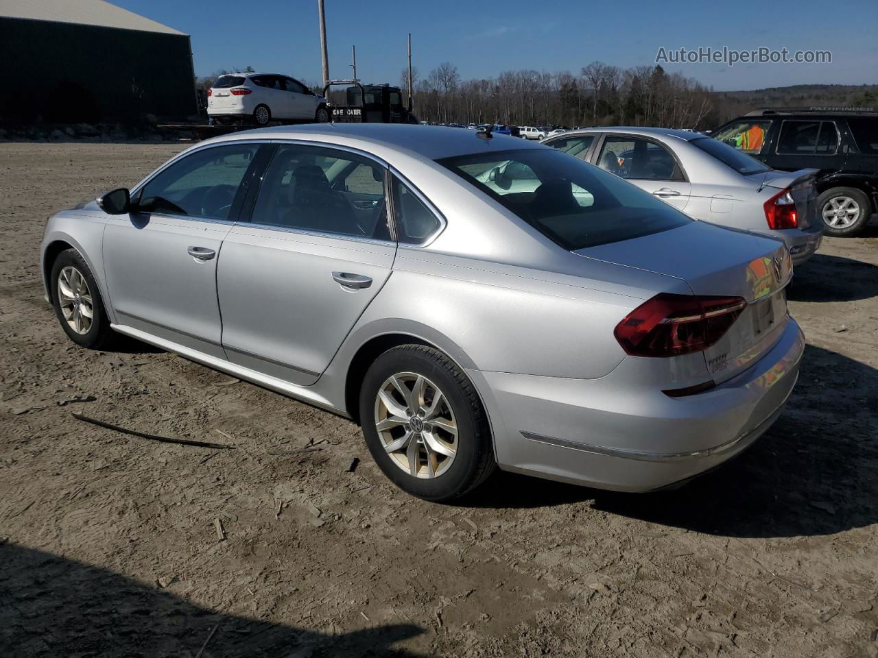 2017 Volkswagen Passat S Silver vin: 1VWAT7A35HC017784