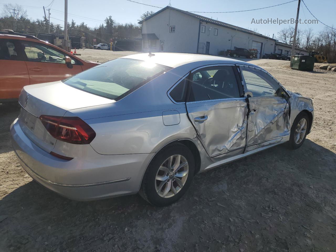 2017 Volkswagen Passat S Silver vin: 1VWAT7A35HC017784