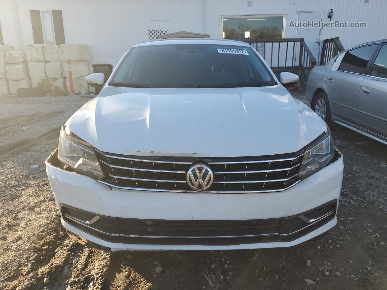 2017 Volkswagen Passat S White vin: 1VWAT7A35HC041700