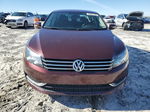 2014 Volkswagen Passat S Maroon vin: 1VWAT7A36EC032127