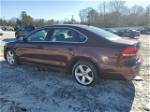 2014 Volkswagen Passat S Maroon vin: 1VWAT7A36EC032127