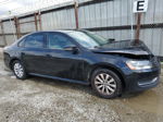 2014 Volkswagen Passat S Black vin: 1VWAT7A36EC112592