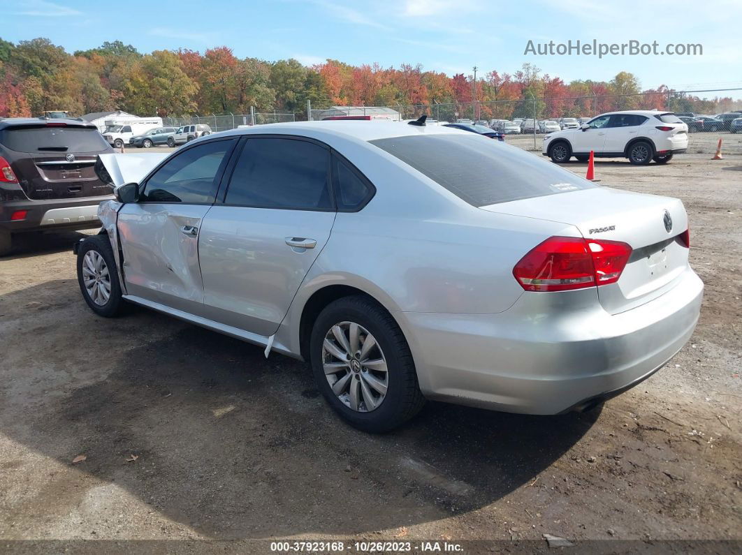 2015 Volkswagen Passat 1.8t Wolfsburg Edition Silver vin: 1VWAT7A36FC008296