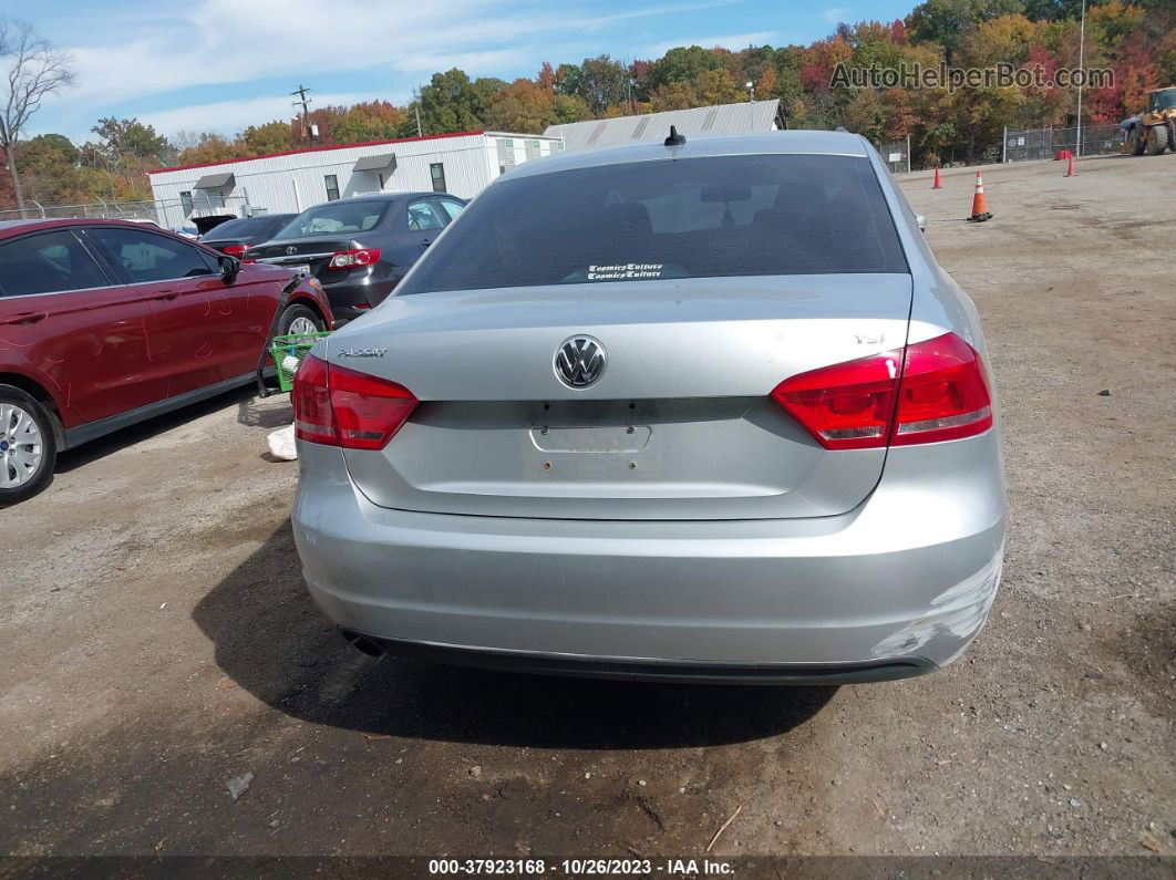 2015 Volkswagen Passat 1.8t Wolfsburg Edition Silver vin: 1VWAT7A36FC008296